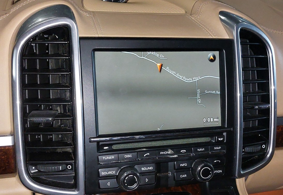 2011-2016 PORSCHE CAYENNE AM/FM RADIO CD DVD GPS NAVIGATION STEREO RECEIVER — exact item pictured